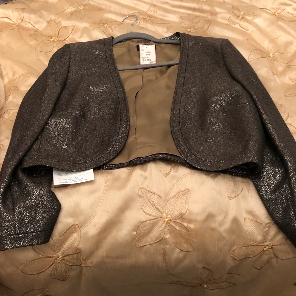 Beautiful sparkly gray Tahari Arthur Levine
